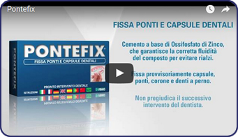 Pontefix cemento monodose fissaggio provvisorio ponti/capsule dentali